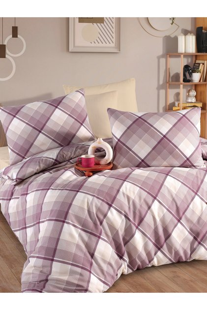 Alesta Fitted Sheet Lı Double Duvet Cover Set | Duvet Cover | Dowry | Bed Sheet | Pillow