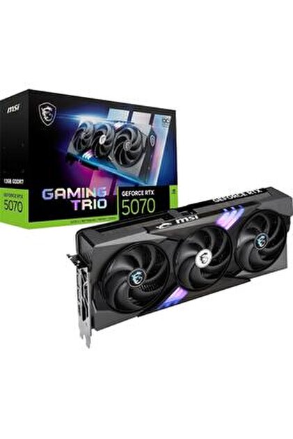 MSI GeForce RTX 5070 12G INSPIRE 3X OC GDDR7 DLSS 4 192 Bit Ekran