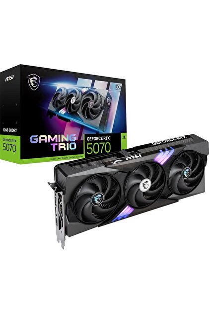 【ジャンク品】GeForce RTX 5070 12G GAMING TRIO MSI GeForce RTX5070 12G Gaming Trio OC 12GB GDRR7 192B DX12 PCIE