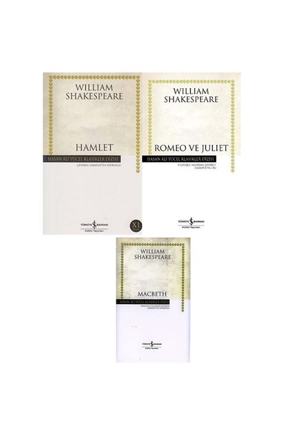 William Shakespeare Books (romeo Ve Juliet - Hamlet - Macbeth) 3 Book Sets