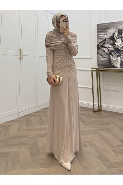 LADY BÜZGÜLÜ SANDY ELBİSE