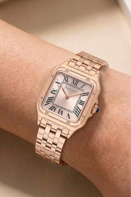 Square Design Women's Wristwatch