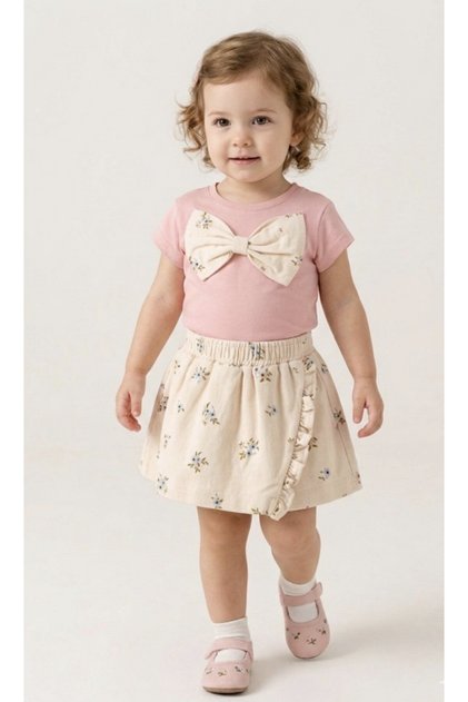 Baby Girl T-shirt Shorts Set