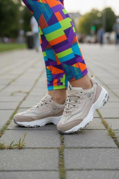 387 Women's Beige Comfortable Sneakers