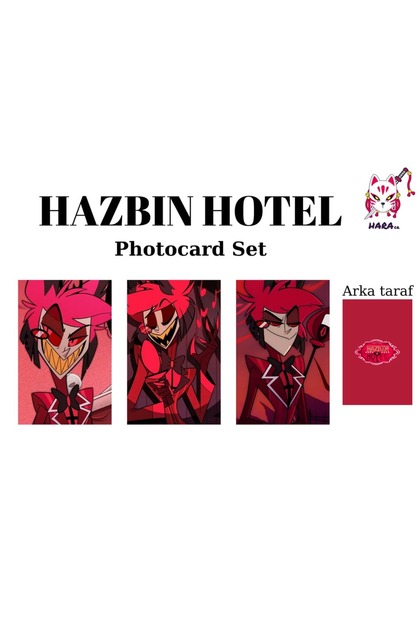 Hara Company Hazbin Hotel Alastor Photocard Seti / Koleksiyon