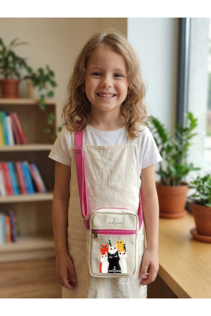 Girls' Hand and Shoulder Bag Bag Si,Kids' Holiday Bag Bag Si,Daily Children's Bag Bag Si,2 Zippers Girls' Bag Bag Si