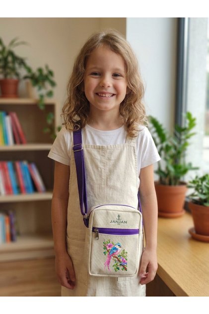 Girls' Hand and Shoulder Bag Bag Si,Kids' Holiday Bag Bag Si,Daily Children's Bag Bag Si,2 Zippers Girls' Bag Bag Si