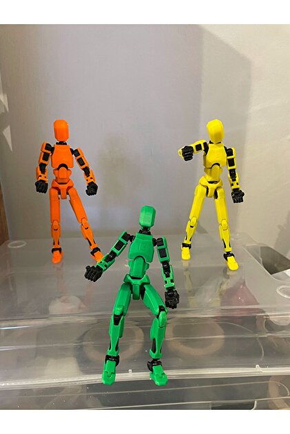 MD Design Dummy 13 Robot Aksiyon Figür Seti 3'lü – 3D Hareketli
