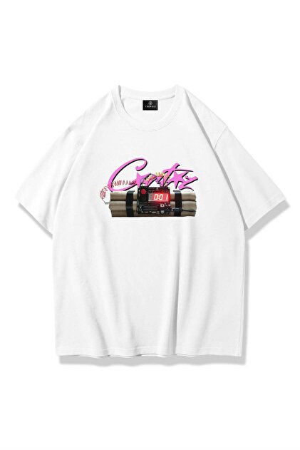 Unisex Time Bomb Tshirt White