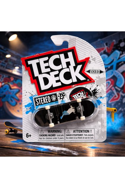Tech Deck Stereo Fingerboard Parmak Kaykay Mini Skateboard Oyuncak