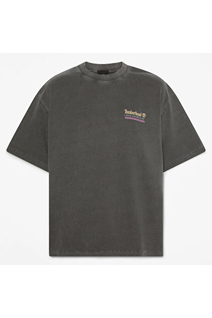 Timberland Fly Fishing Graphic Tee Erkek Siyah Tshirt Tb0a5n7z0011