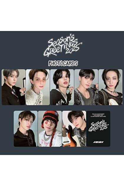 Kpop Dünyasi ATEEZ San '' Golden Hour : Pt2 '' Photocards Set