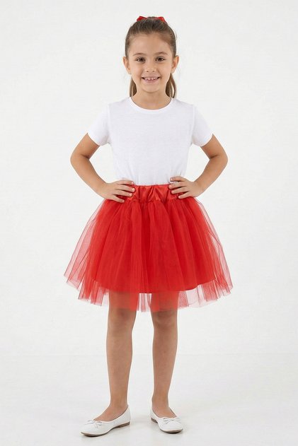Girls' Tutu Skirt with Elastic Waist - 26Y 1621