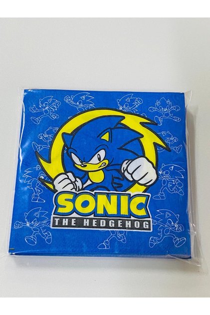 Sonic temalı peçete 20 adet