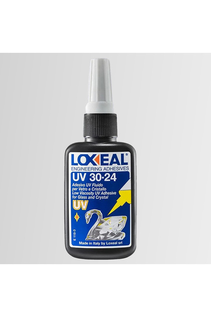 UV 30-24 Yüksek Mukavemetli UV Cam Yapıştırıcısı 50 ML