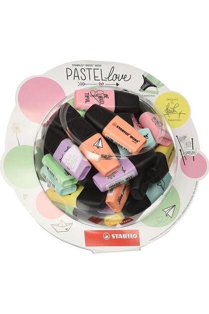 Fosforlu Kalem Boss Mini Pastel 50 Li Bonbon 07/50-07