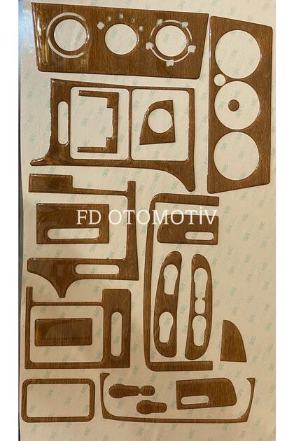 Opel Vectra B Console, Dashboard, Trim, Chest Covering Set, Hazelnut Wood Color, Special Design