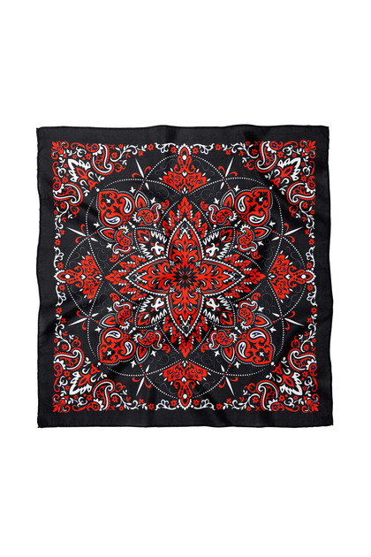 Ethnic Shawl Patterned Scarf / Bandana 70X70Cm