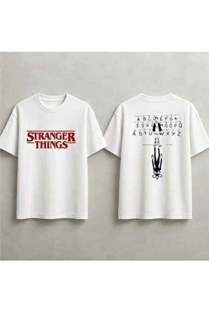 Touz Niiss Butik Stranger Things Hellfire Club Unisex Oversize T