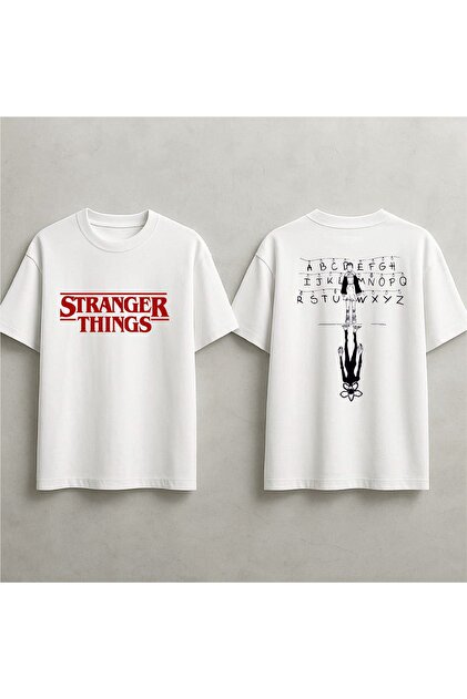 Touz Niiss Butik Stranger Things Hellfire Club Unisex Oversize T