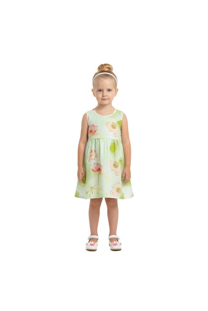 - Amira Printed Lilly Casual Dress, Colorful, 2Y to 6Y