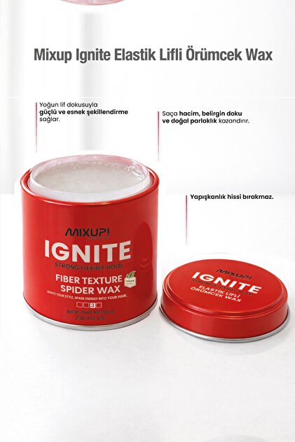 Mixup ! Ignite Elastik Lifli Spider Wax 100 ml - Fiyatı, Yorumları