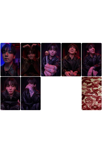 Hara Company BTS Arirang Jungkook Photocard SETİ ( 4'lü ) Fanmade