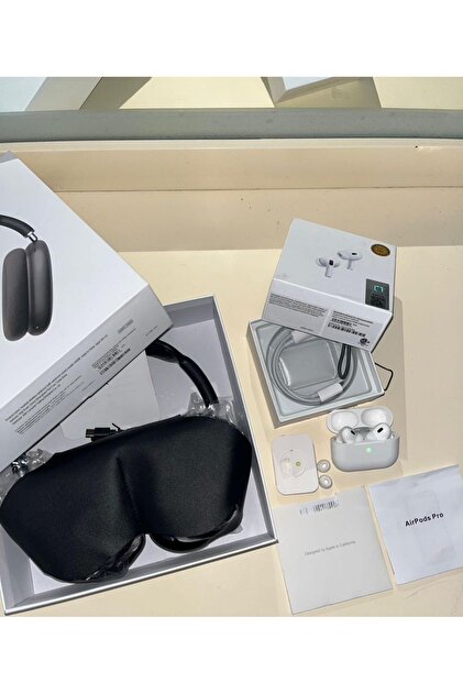 shop AirPods Max + AirPods 2.Nesil Kablosuz Kulaklık Premium İkili