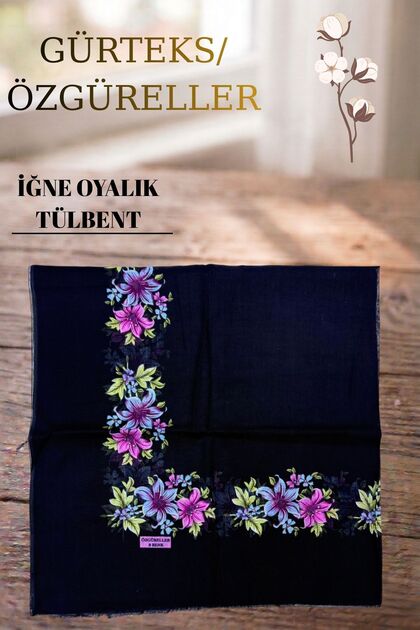oya0917出品 ÖZGÜRELLER Özgüreller, İğne Oyalık Pamuklu Tülbent,%100 Pamuklu