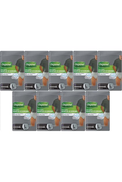 Absorbent Panties Pants Adult Diapers L - Large - Large Men's 72 Pieces (9Pk*8)