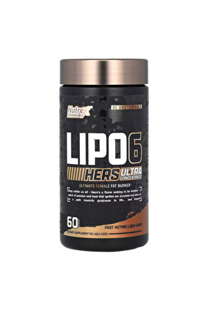 Nutrex Lıpo-6 Black fat burner Intense Ultra Concentrate 60 Caps