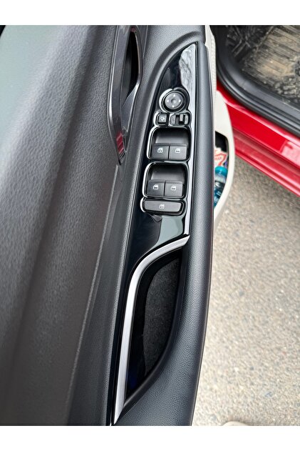 Hyundai İ20 2021 - 2025 Cam Açma Yerleri Piano Black Maun Kaplama