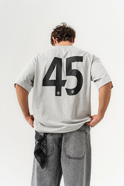 Osi 45 Crew Neck Jersey Oversized T-Shirt