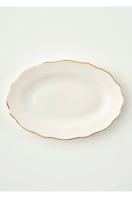 Victoria Porcelain Presentation Plate Gold (30 cm)