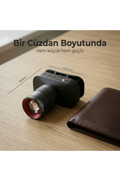 Bix BXT1FL Şarj Edilebilir 10W Kafa Feneri 750 Lümen 2500 mAh