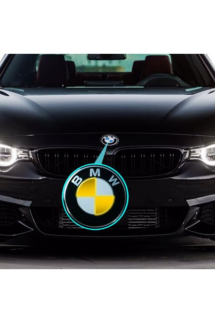 11×4 Semicircle + 1×2 Semicircle for Bmw Logo, Different Sizes Sticker Set (46 Pieces)