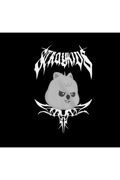 fame-stoned Stray Kids Skzoo Han Quokka Karakter Baskılı Unisex