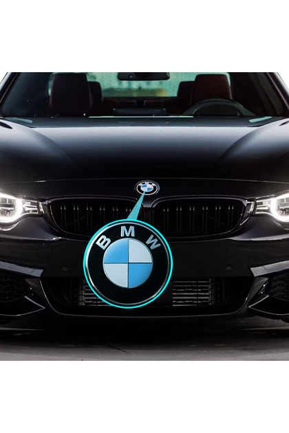 11×4 Semicircle + 1×2 Semicircle for Bmw Logo, Different Sizes Sticker Set (46 Pieces)