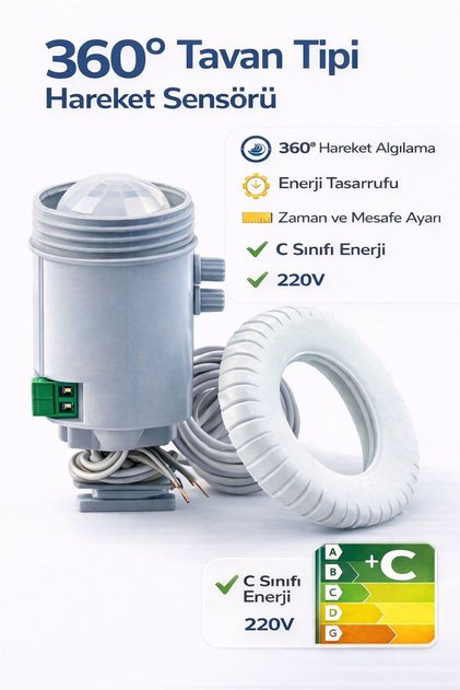 NEXİRON 360° TAVAN SENSÖR GÖZÜ