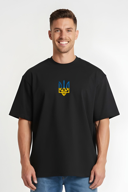 Tricou Oversize - Stema Ucrainei