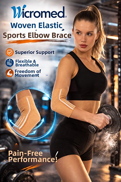 Sports Elastic Orthopedic Knitted Elbow Support Elbow Brace