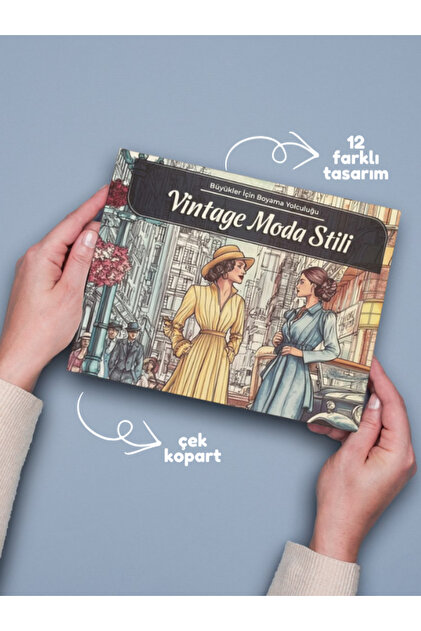 Mandala Boyama Kitabı - Yetişkinler İçin Mandala Boyama Kitabı - Moda Stili