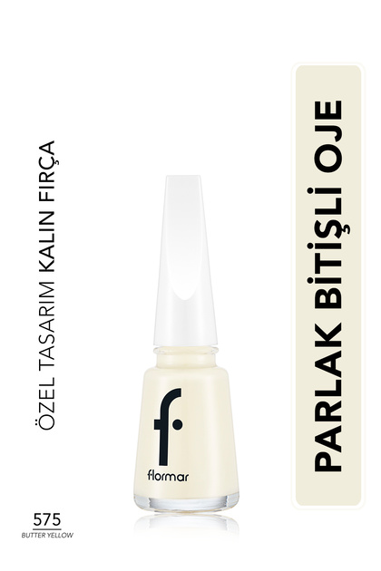 Nail Enamel Yüksek Pigmentli & Parlak Bitişli Oje - 575 Butter Yellow