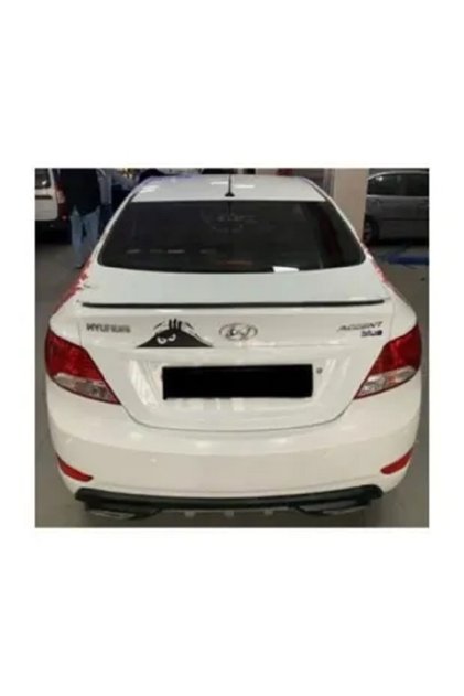 Spoiler Hyundai Accent Blue Trunk Top Streamer - Spoiler Pianoblack - Gloss Black Hyundaiblue-115
