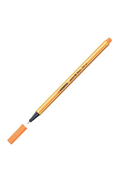 Point 88-54 Fine Tip Felt-Tip Pen 0.4 mm - Fluorescent Orange