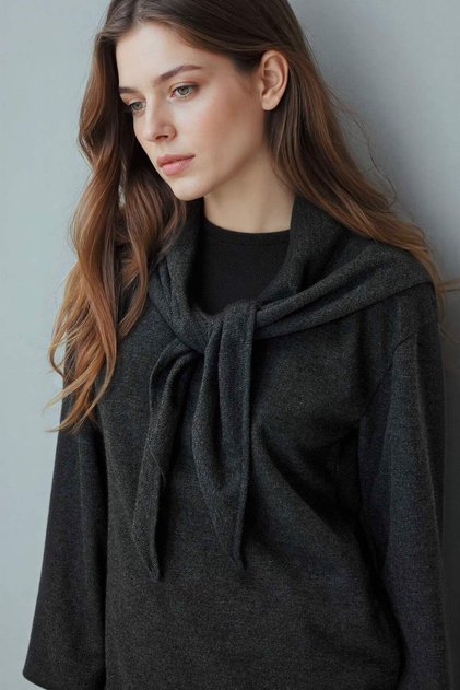 Regular Fit Long Sleeve Tunic G8575Ax26Sp