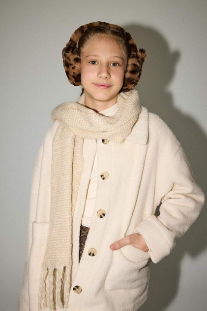 Woven Scarf for Girls F4189A825Wn