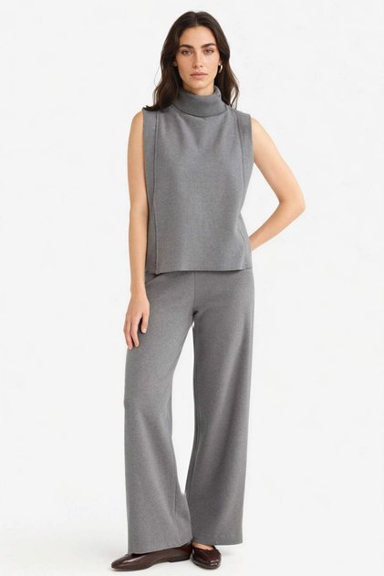 Straight Fit Wide Leg Pants G1585Ax25Wn