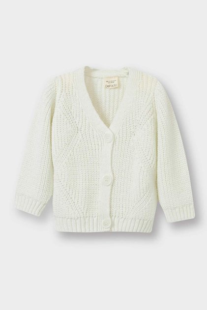 V-Neck Buttoned Knitwear Cardigan Baby Girl A4081A525Au