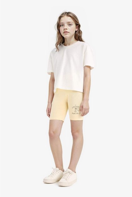 Short Length Printed Leggings for Girls E5727A825Hs